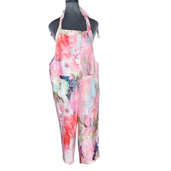 Floral Overalls/ Jumper - Picture 1 of 5